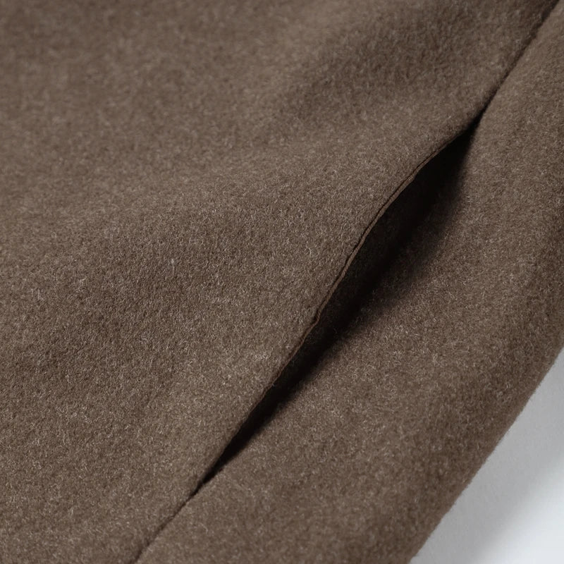Faux Fur Zipper Jackets Women Casual Lapel Pocket Long Sleeves Wool Coats Female 2025 Autumn Winter Fashion Solid Soft Outwears