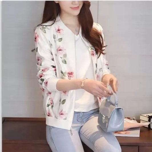 Women's Trendy Petite Cardigan Jacket 2025 Summer Thin Long Sleeve Chiffon Baseball Uniform Sun Protection Clothing